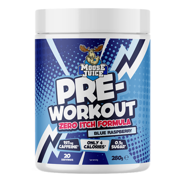 Muscle Moose Pre-Workout – Zero Itch Formula