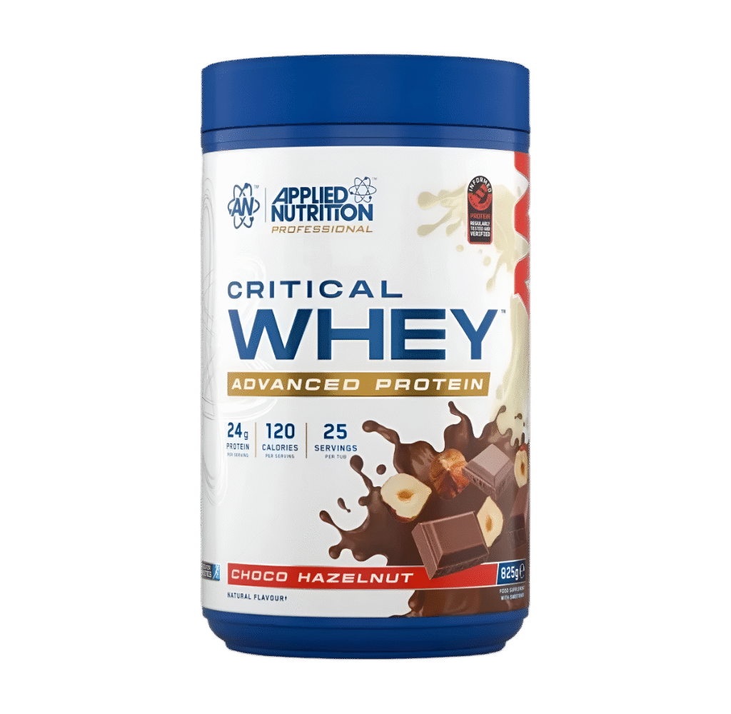 Applied Nutrition Critical Whey has been scientifically reformulated to deliver premium-quality protein, improved flavour, and superior mixability