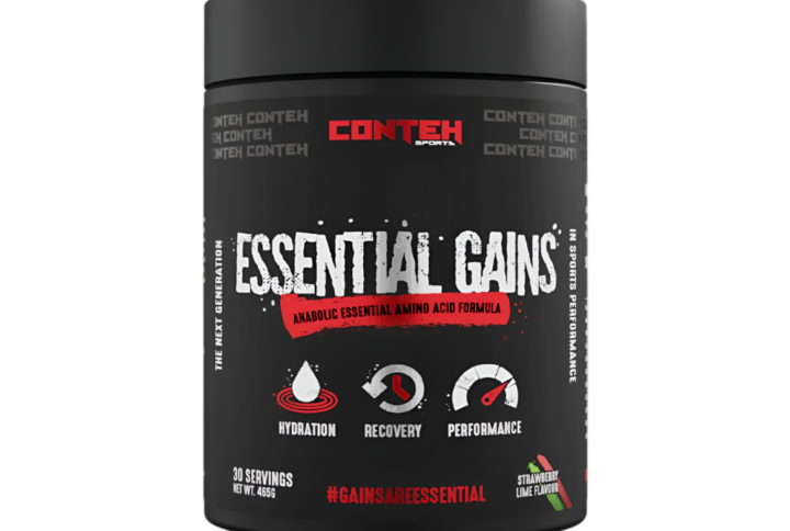 Conteh Sports Essential Gains is a premium Essential Amino Acid (EAA) formula designed to support muscle growth and recovery.