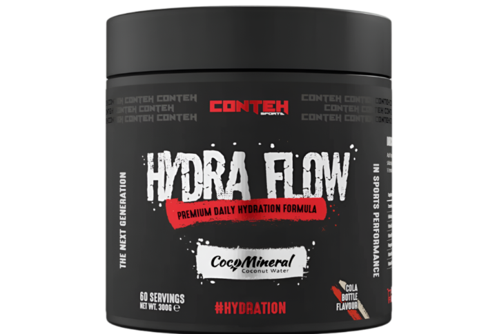 Conteh Sports Hydra Flow is a premium daily hydration formula designed to keep your body optimally hydrated, replenished, and performing at its best.