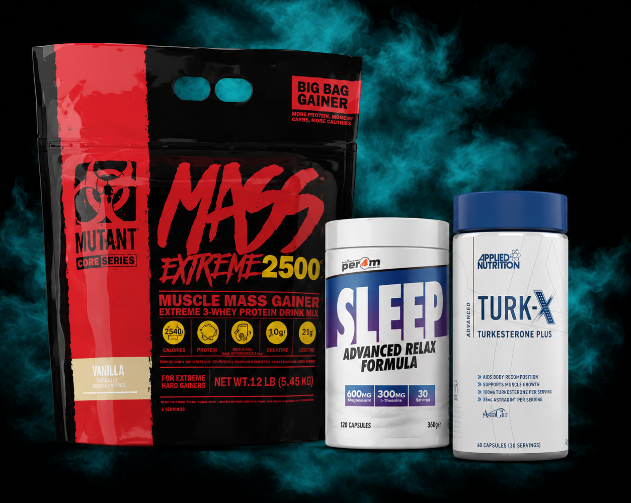 The Ultimate Mass Building Bundle for Skinny Guys UK Three Products. One Complete System. Built for Hard-Gainers Who Are Serious About Finally Building Size.