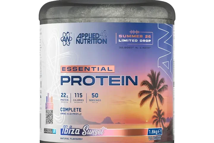 Applied Nutrition Essential Protein is a great-tasting multi-protein shake designed to provide a convenient source of high-quality protein throughout the day.