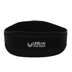Urban Gym Wear 6” Nylon Belt Black
