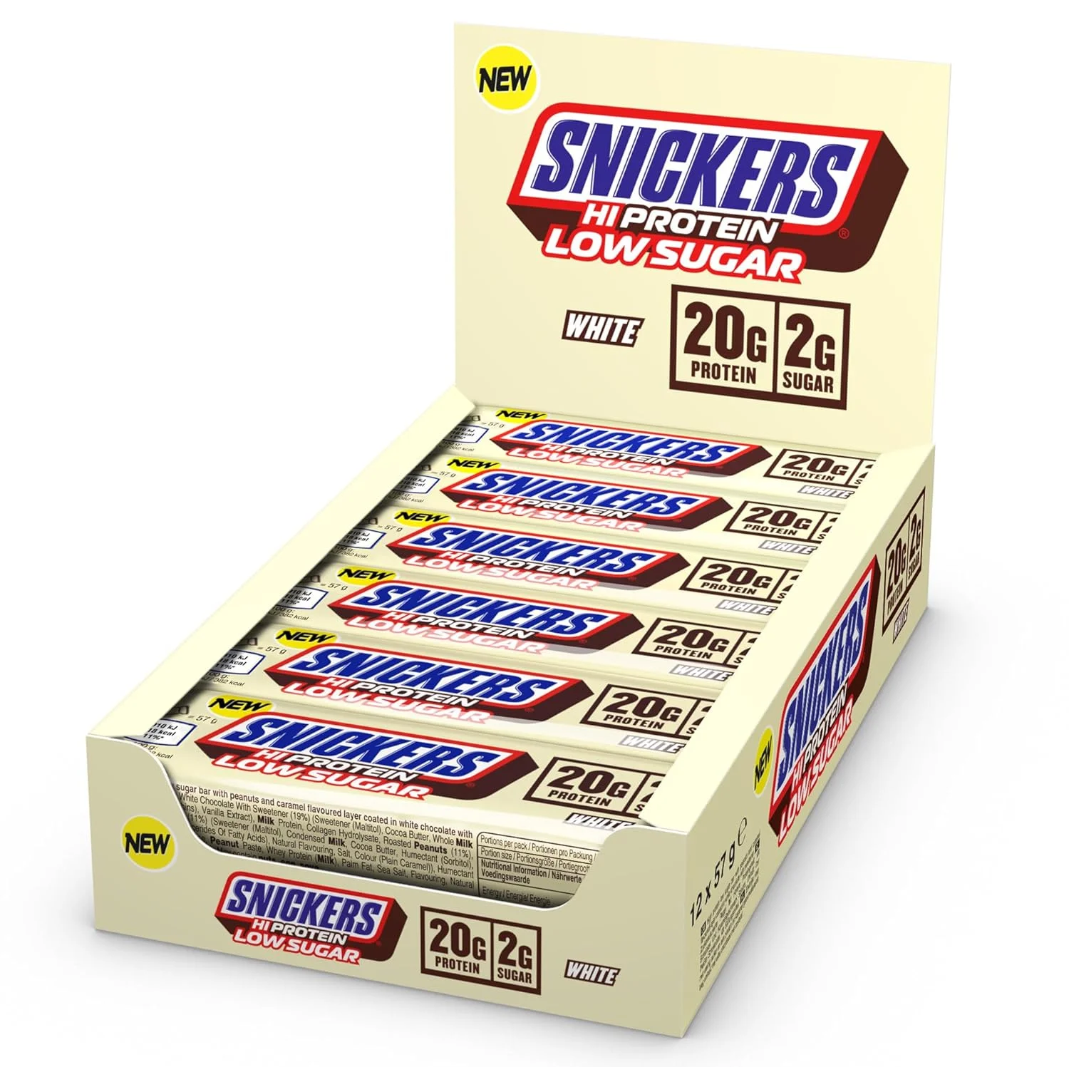 snickers high protein low sugar bar