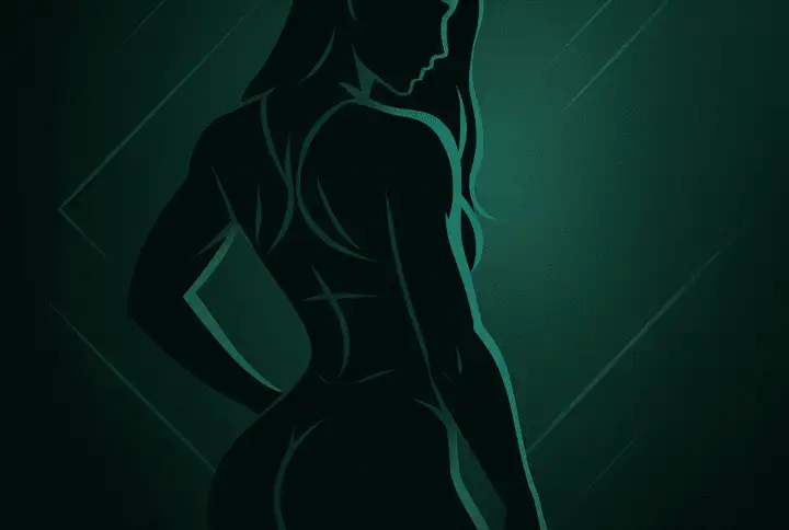 Athletic woman with strong back and glutes, representing women’s glute training, booty growth exercises, and lower-body muscle building.