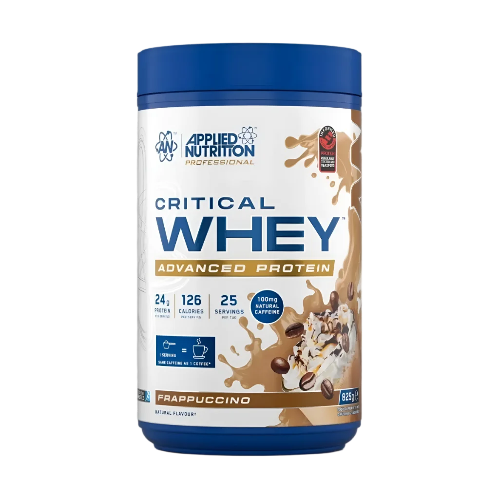 Applied Nutrition Critical Whey has been scientifically reformulated to deliver premium-quality protein, improved flavour, and superior mixability