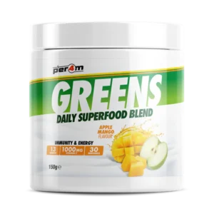 PER4M Greens — a clean, convenient way to support daily health, digestion, and vitality with real superfoods and essential nutrients.