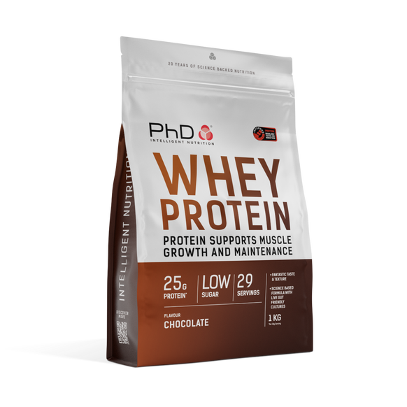 PhD Nutrition Whey Protein is a premium protein supplement designed to support muscle growth, recovery, and daily protein intake for athletes, gym-goers, and active individuals.