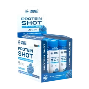 Applied Nutrition Protein Shots are a compact, ready-to-drink protein, Each handy 100ml bottle delivers a powerful 25g of high-quality protein.