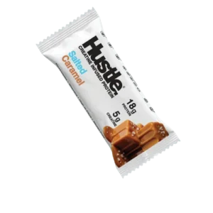 Hustle Creatine Protein Bar — the supplement world's most exciting innovation in years. A rich chocolate and raspberry protein bar that delivers 18g of protein and a full 5g clinical dose of creatine in every single bar.