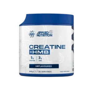 Applied Nutrition Creatine + HMB is a dual ingredient performance formula that combines two of the most researched and effective supplements in sports nutrition