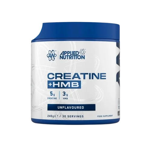 Applied Nutrition Creatine + HMB is a dual ingredient performance formula that combines two of the most researched and effective supplements in sports nutrition