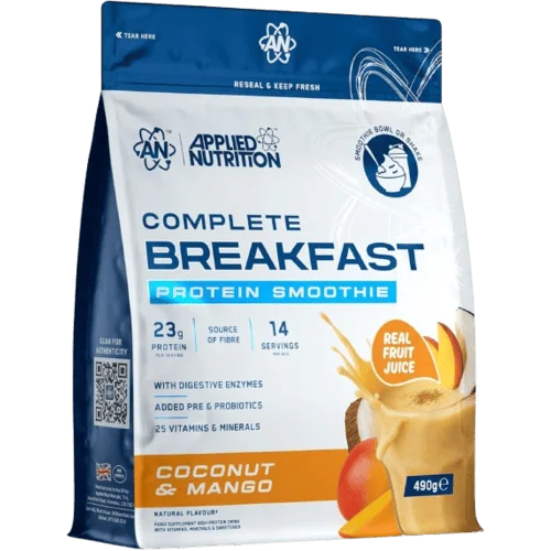 Applied Nutrition Complete Breakfast is the solution. A genuinely comprehensive high-protein breakfast supplement that delivers 23g of protein