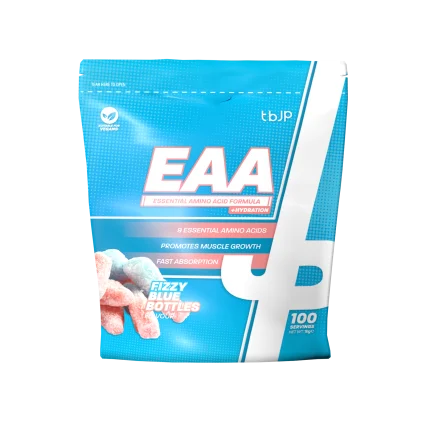 Trained By JP EAA is a high-quality essential amino acid formula designed to support muscle growth, recovery and overall training performance.