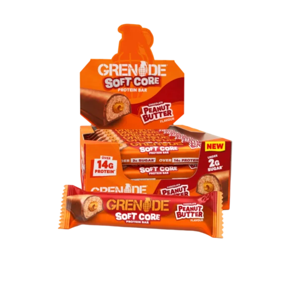 Grenade Soft Core Golden Caramel is not a protein bar that tastes vaguely like caramel. It is a rich, buttery, multi-layered caramel experience