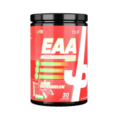 Trained By JP EAA Plus Hydration is an advanced intra-workout formula combining essential amino acids and electrolytes to support muscle growth, endurance and recovery during training.