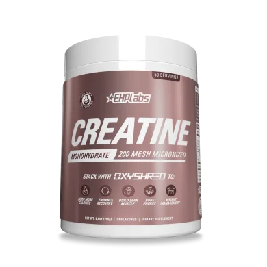 EHPlabs Creatine is a premium, no-nonsense creatine supplement designed for anyone who wants to train harder, build lean muscle, and recover faster.